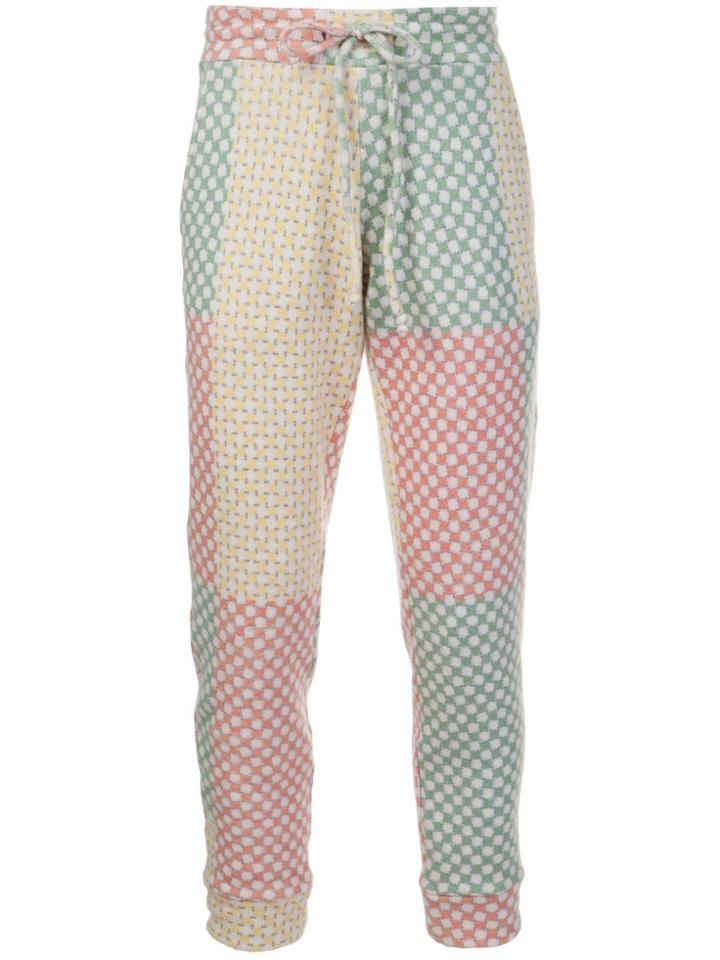 The Elder Statesman Drawstring Fastening Cashmere Trousers -