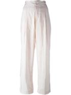 Isabel Marant 'kyler' Satin Trousers, Women's, Size: 36, Pink/purple, Polyamide/silk