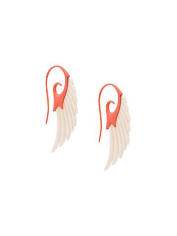 Noor Fares Winged Earring - Red