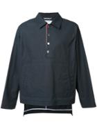 Thom Browne Packable Anorak, Size: 2, Blue, Cotton