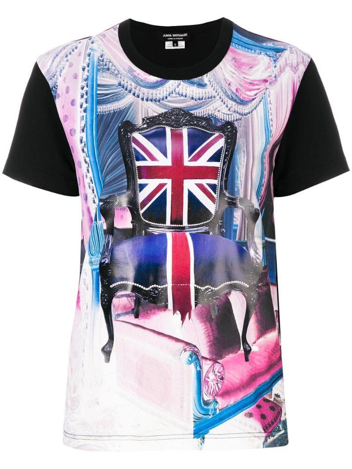 Junya Watanabe British Logo T-shirt - Black