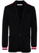 Givenchy Stripe-trimmed Blazer - Black