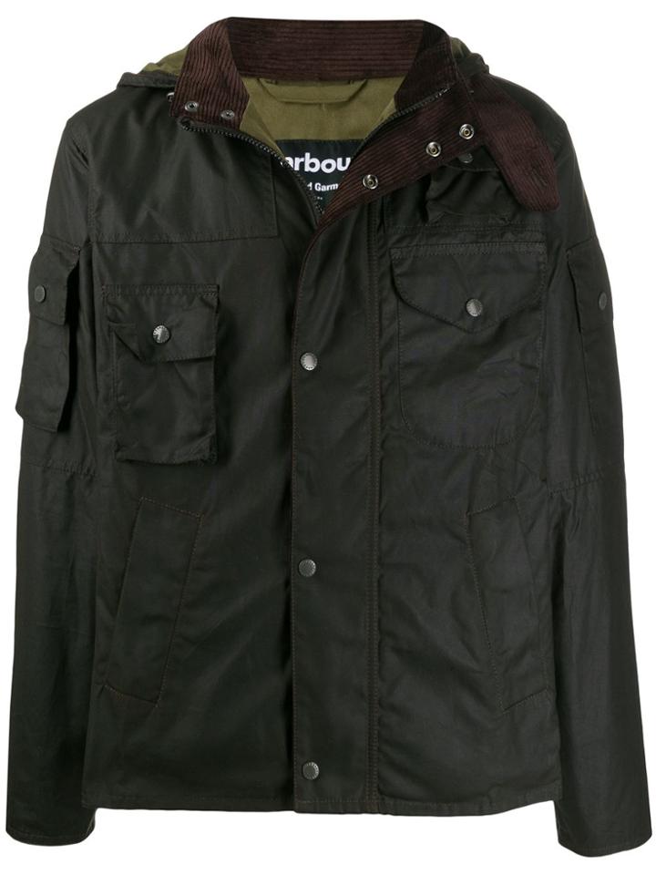 Barbour X Engineered Garments Zip-up Raincoat - Green