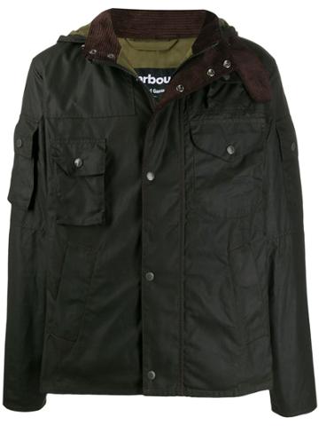 Barbour X Engineered Garments Zip-up Raincoat - Green
