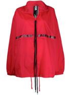 Mia-iam Shoestring Zip Raincoat - Red