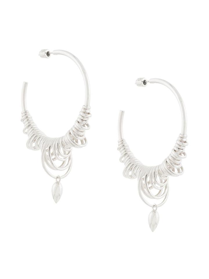 Meadowlark Revival Large Hoop Earrings - Metallic