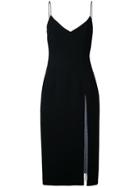 Christopher Esber Ribeiro Crystal Slit Dress - Black