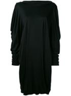 Jil Sander Vintage Cowl Back Dress - Black