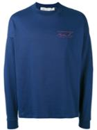 Embroidered Sweatshirt - Men - Cotton - S, Blue, Cotton, Martine Rose