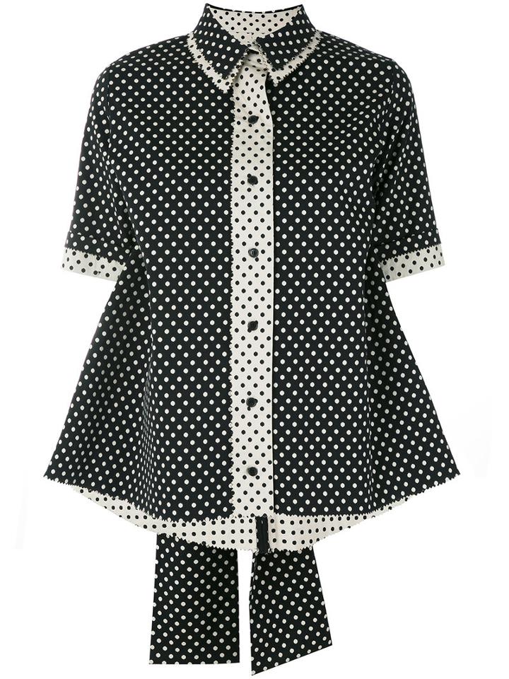 Henrik Vibskov - Lenka Blouse - Women - Cotton/polyamide/spandex/elastane - S, Black, Cotton/polyamide/spandex/elastane