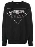 Krizia Metallic Logo Sweatshirt - Black