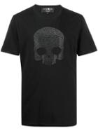Hydrogen Crystal Embellished T-shirt - Black