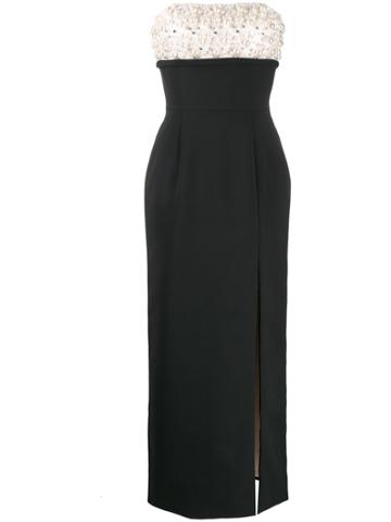 Viktor & Rolf Soir Pearl-embellished Strapless Dress - Black
