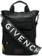 Givenchy Logo Strap Messenger Bag - Black