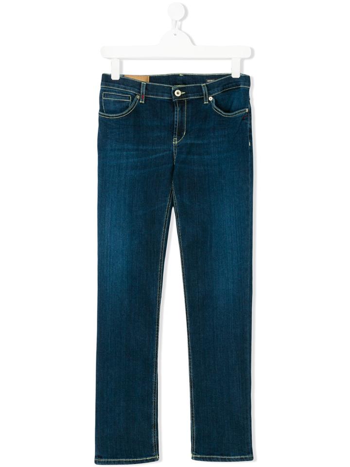 Dondup Kids Straight Fit Jeans - Blue