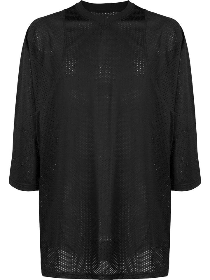 Vivienne Westwood Anglomania Oversized Graphic Print Top - Black