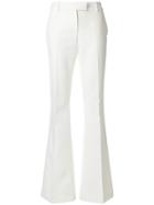 Ermanno Scervino Lace Panel Striped Top - White