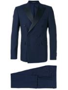 Dinner - Two Piece Evening Suit - Men - Cupro/virgin Wool - 50, Blue, Cupro/virgin Wool
