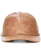 A.p.c. Classic Cap, Men's, Brown, Leather