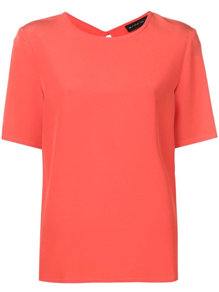 Etro Round Neck Blouse - Red