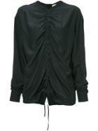 Jil Sander Ruched Detail Blouse - Green