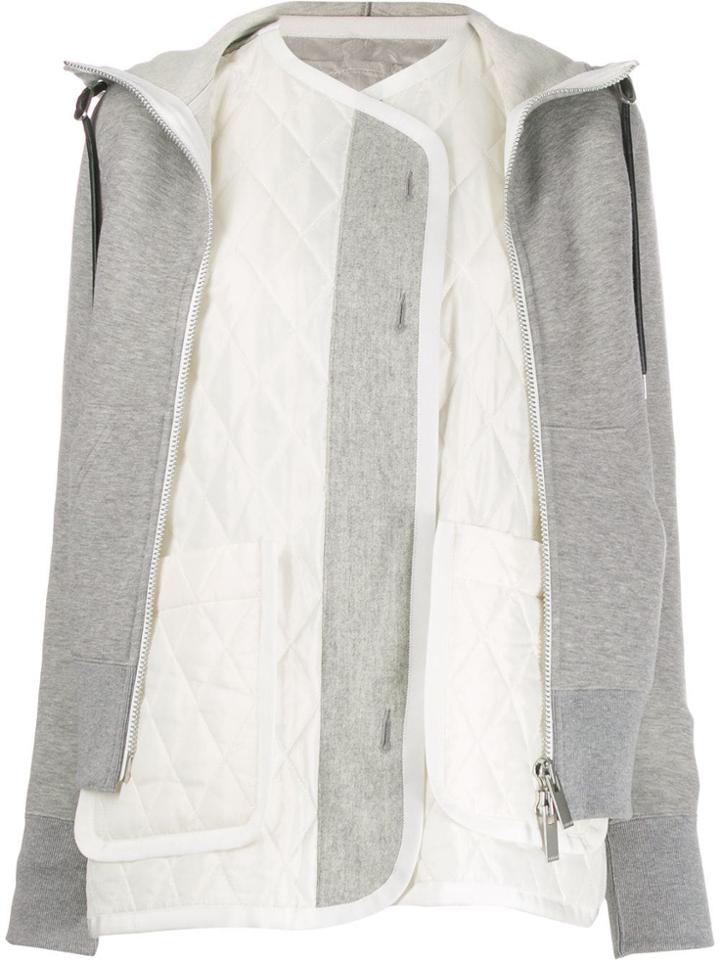 Sacai Two-in-one Top - Grey