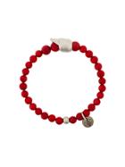 Eleventy Beads Charm Bracelet - Red