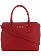 Salvatore Ferragamo - Embellished Tote - Women - Calf Leather - One Size, Women's, Red, Calf Leather