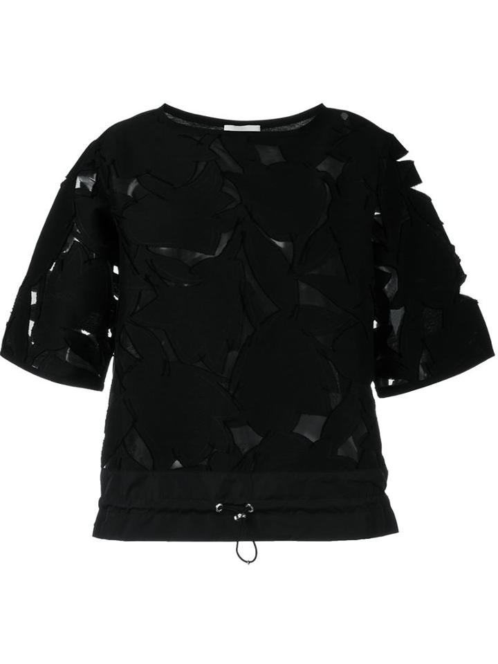 Moncler Floral Applique Blouse
