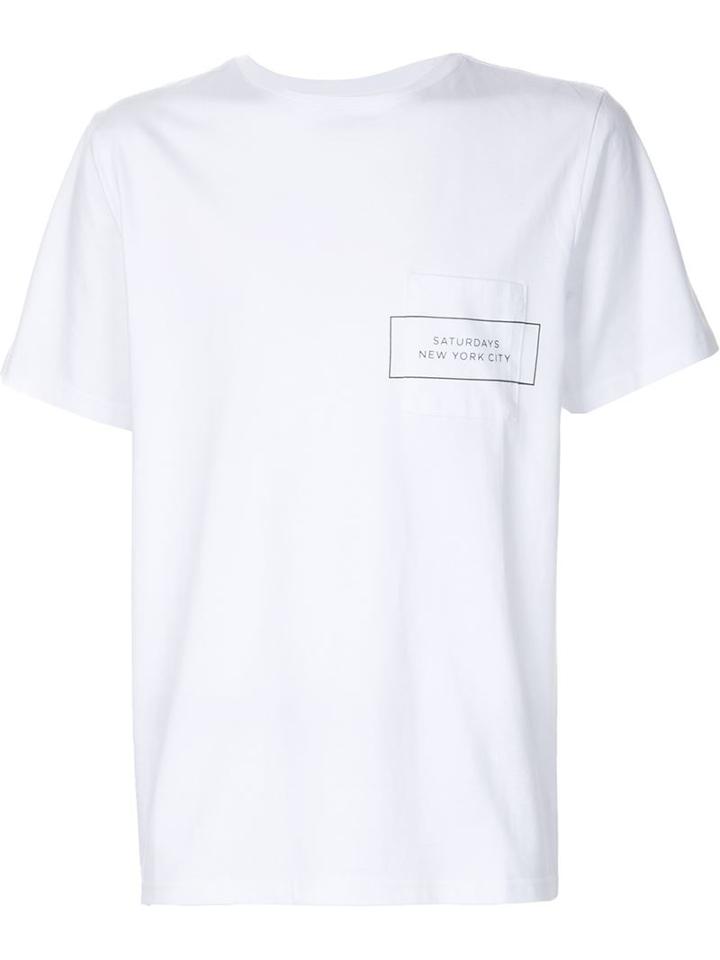 Saturdays Surf Nyc Logo Chest Pocket T-shirt