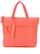 House Of Holland Embroidered Logo Tote - Orange