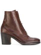 Pantanetti Lace-up Ankle Boots - Brown