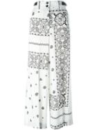 Sacai Front Slit Banda Print Trousers