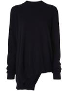 Jil Sander - Asymmetric Jumper - Women - Cashmere - 36, Blue, Cashmere