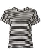 Re/done Striped T-shirt - Black