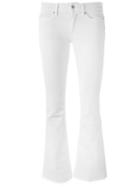 Dondup Fray Hem Flared Jeans, Women's, Size: 29, Nude/neutrals, Cotton/spandex/elastane