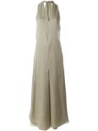 Chanel Vintage Panelled Evening Dress, Women's, Size: 40, Nude/neutrals