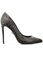 Philipp Plein Crystal Beauty Decollete Pumps - Black