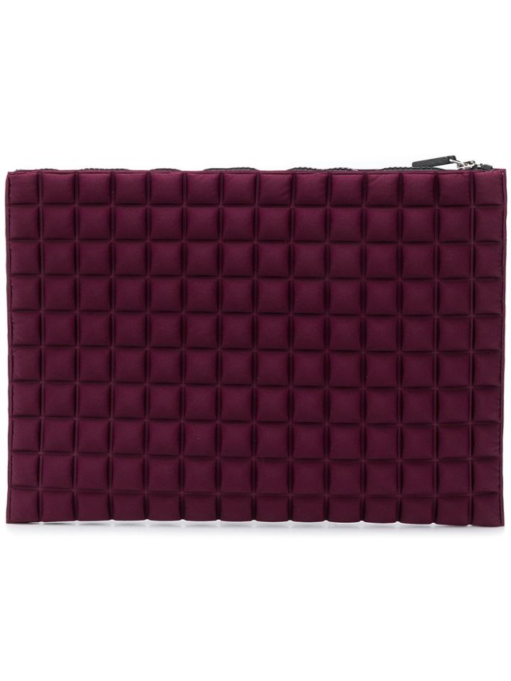 No Ka' Oi Chocolate Bar Quilted Clutch - Pink & Purple