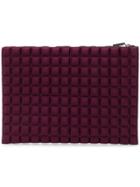 No Ka' Oi Chocolate Bar Quilted Clutch - Pink & Purple