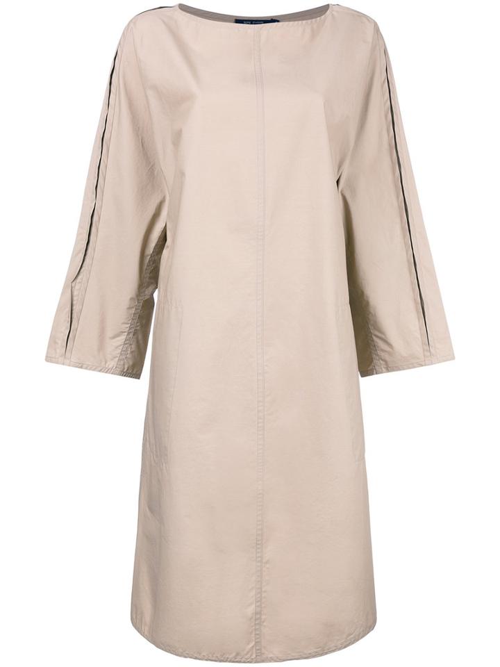 Sofie D'hoore Minimal Tunic Midi Dress, Women's, Size: 40, Nude/neutrals, Cotton