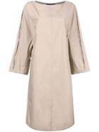 Sofie D'hoore Minimal Tunic Midi Dress, Women's, Size: 40, Nude/neutrals, Cotton