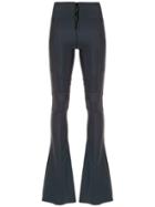 Andrea Bogosian Zipped Flared Pants - Blue