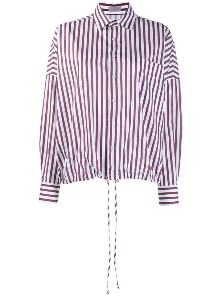 Mrz Loose-fit Striped Shirt - White