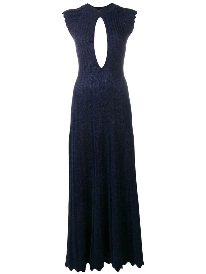 Sonia Rykiel Tear Drop Dress - Blue