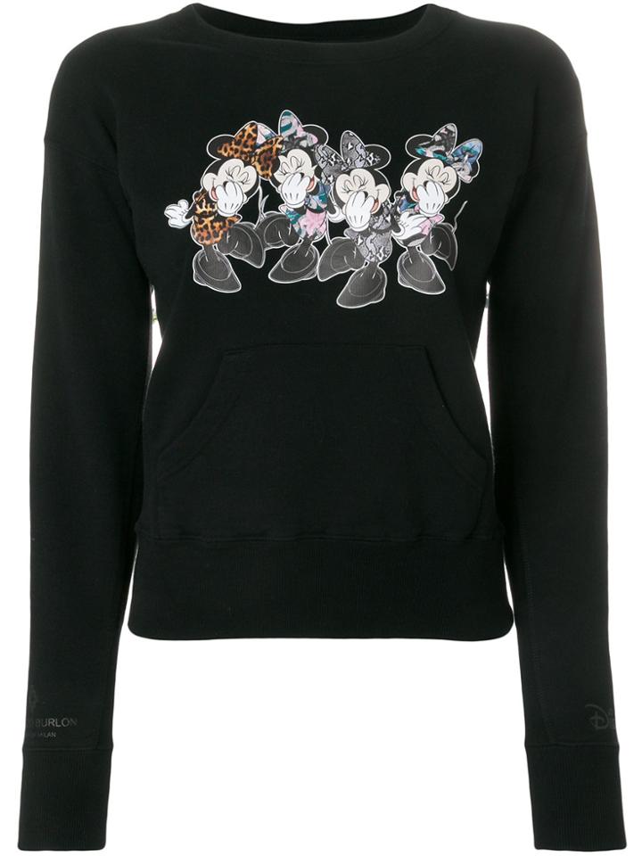 Marcelo Burlon County Of Milan Minnie Mouse Sweatshirt - Black