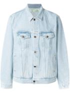 Off-white - Denim Jacket - Men - Cotton/polyester - S, Blue, Cotton/polyester