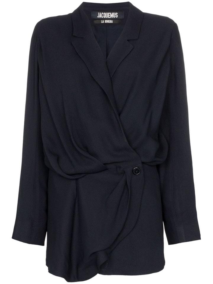 Jacquemus Draped Mini-dress - Blue