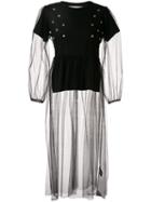 Tu Es Mon Trésor Tulle Dress With T-shirt - Black