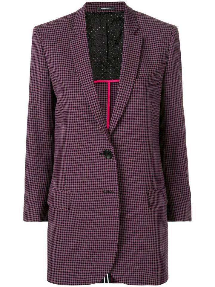 Ps Paul Smith Checkered Blazer - Pink
